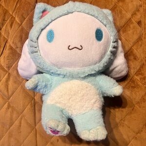 Cinnamaroll dressed as a Cat Plush - Blue and White